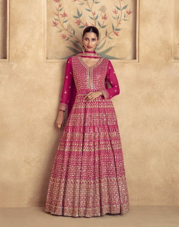 Designer Gown- AM- Pink