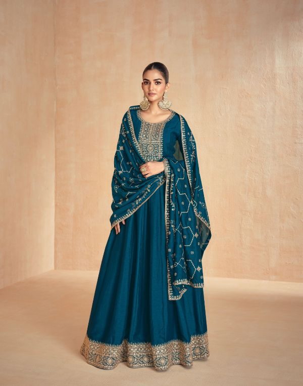 Anarkali Gown- Teal