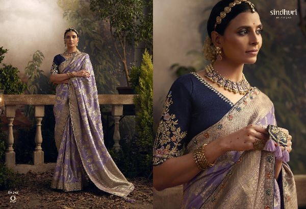 Dola Silk Saree- RR PLUM