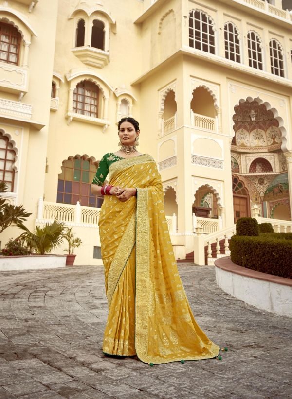 Silk Saree-Yellow
