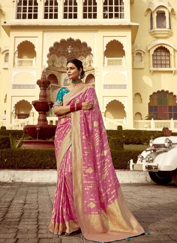 Silk Saree- RM Magenta