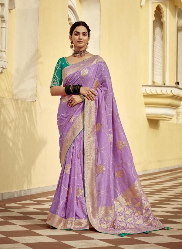 Silk Saree- RM Purple