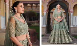 Designer Lehenga- Pre Order- Green 7