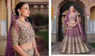 Designer Lehenga- Pre Order- Purple 7