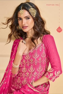 Designer Lehenga- SM- Pink