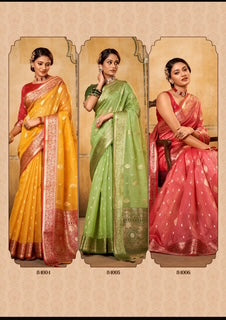 Banarasi Tissue Collection- Pink