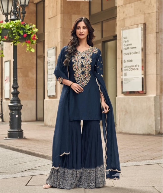Sharara Gharara SI- Blue