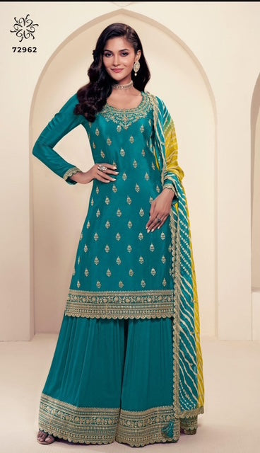 Sharara Gharara KRP- Rama Green