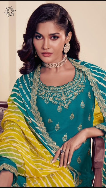 Sharara Gharara KRP- Rama Green