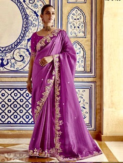Designer Saree KP- Magenta