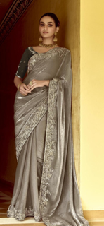 Designer Saree KP- Grey