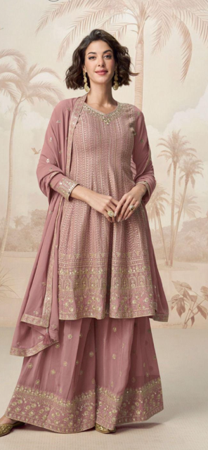 Sharara Gharara AS- Pink-Peach