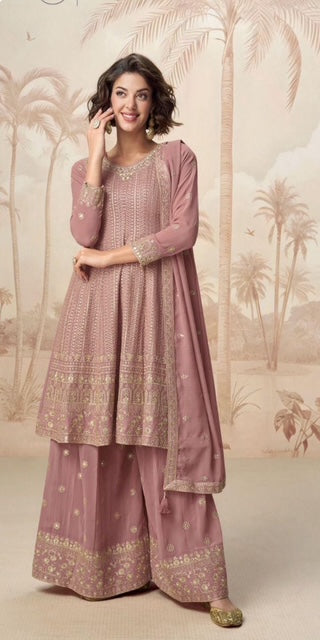 Sharara Gharara AS- Pink-Peach