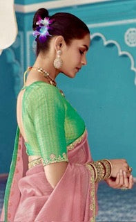 Designer Saree KA- Light Pink